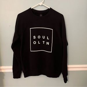 SOULCYCLE Old Town OLTN black sweater. size small